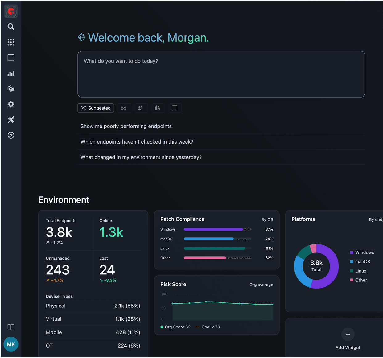 Tanium Dashboard
